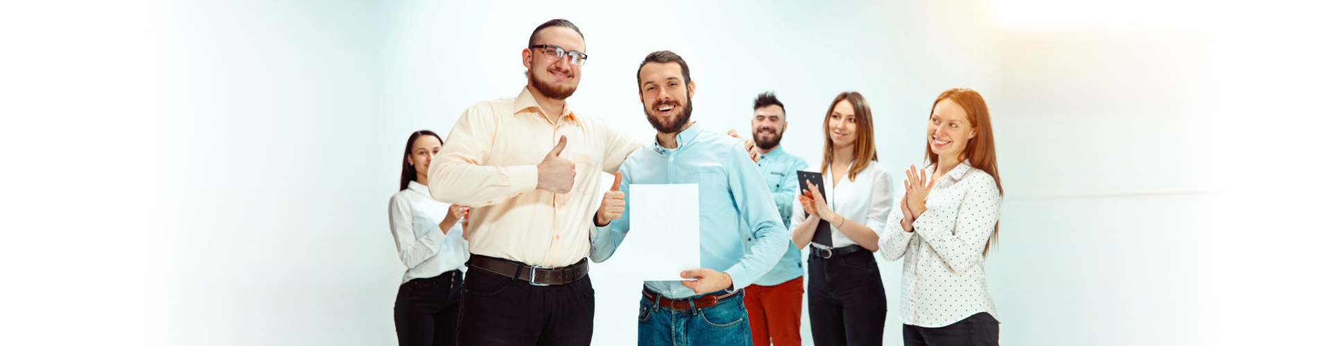 teachers posing for the camera