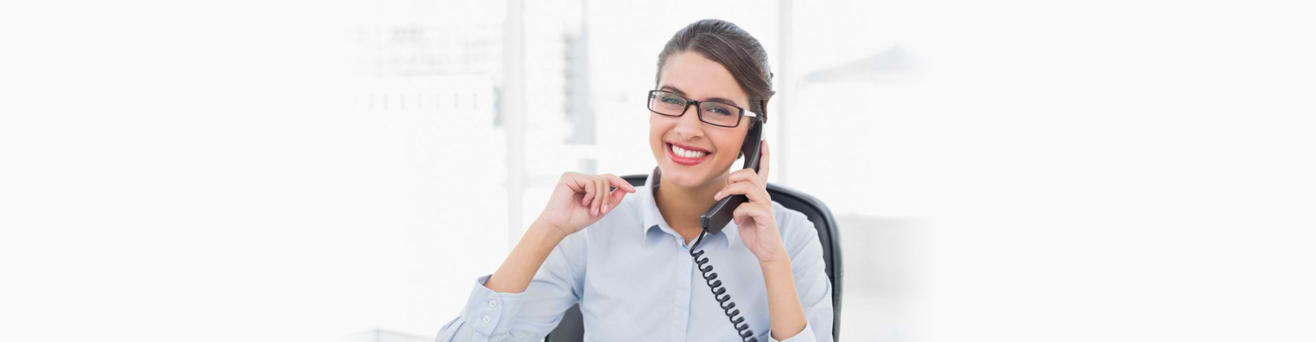 teacher using the telephone