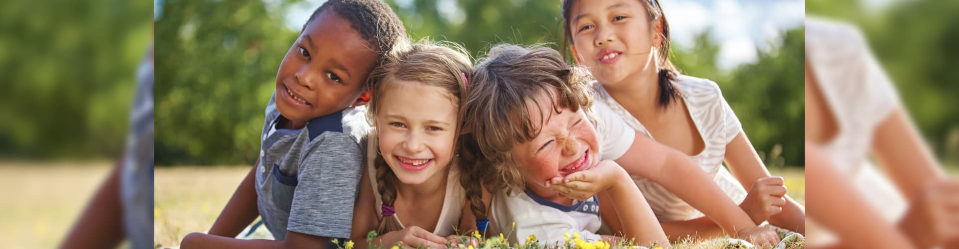 children smiling